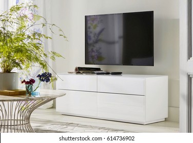 Modern Living Room With TV