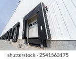 Modern Loading Dock Bays with Sealed Doors and Signals