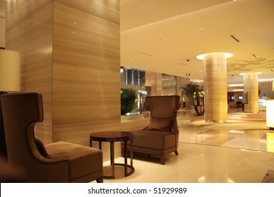 Modern Lobby For Five Stars Hotel