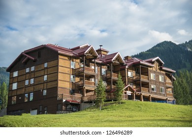 Modern Lodge Located In A Ski Resort