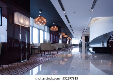 Modern lounge bar interior