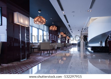 Modern lounge bar interior