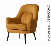 Modern lounge chair png mockup living room furniture