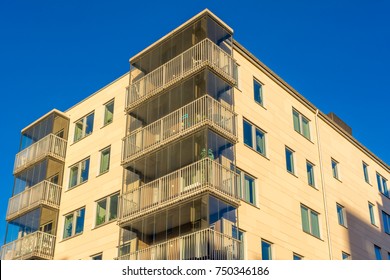 Modern Luxury Apartment Building Blue Sky Stock Photo 750346186 ...