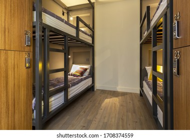 Modern Luxury Hostel Dorm Dormitory Motel Stock Photo 1708374559 ...