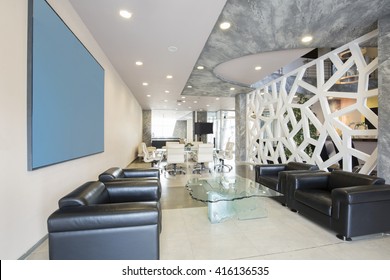 Modern Luxury Hotel Lobby Interior