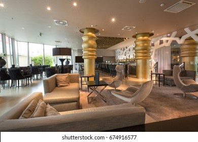 Modern Luxury Hotel Lounge