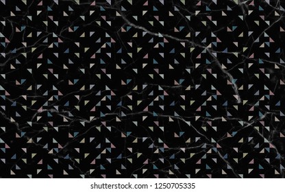 Modern Marble Colorful Triangle Patterns Stock Photo (Edit Now) 1250705335