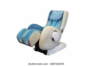 Modern Massage Chair Isolated On White Background