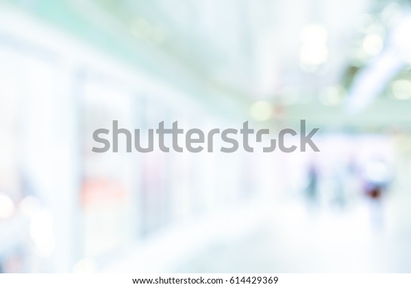 Modern Medical Background Blurred Hospital Hall Stock Photo 614429369 ...