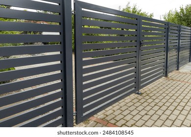 Modern Metal Fence for Yard Fencing