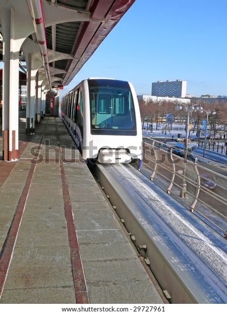 Modern monorail\
train. \
\
More in MY\
GALLERY