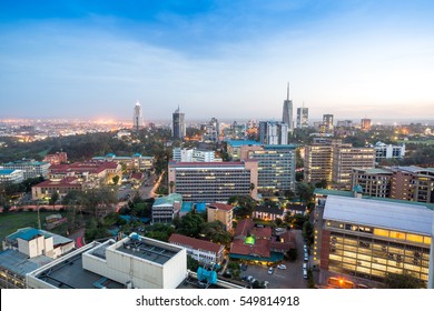 Modern Nairobi Cityscape - Capital City Of Kenya, East Africa