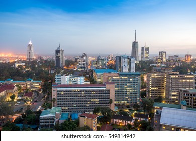 Modern Nairobi Cityscape - Capital City Of Kenya, East Africa