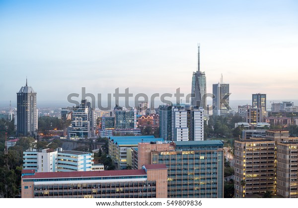 Modern Nairobi Cityscape Capital City Kenya Stock Photo (edit Now 