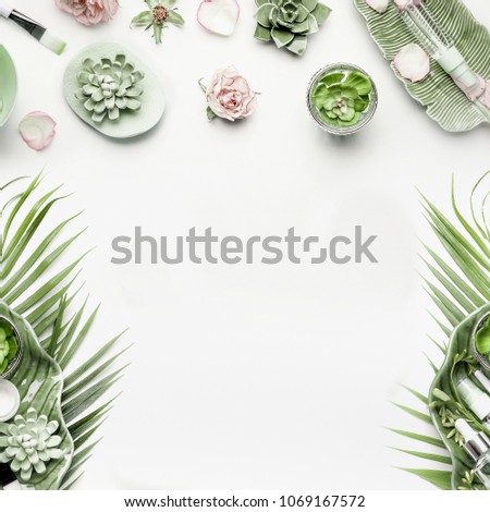 Similar – Image, Stock Photo Spa , Massage, Cosmetics and Wellness Accessories