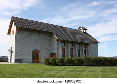 Modern New Church Doorway.