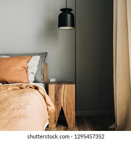 Nordic Style Bedroom Stock Photos Images Photography