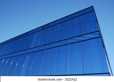 Modern Office Block Blue Glass Facade Stock Photo (Edit Now) 3321412