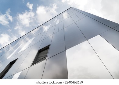 modern office building aluminium composite panel facade cladding building