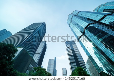 Modern office building in a big city