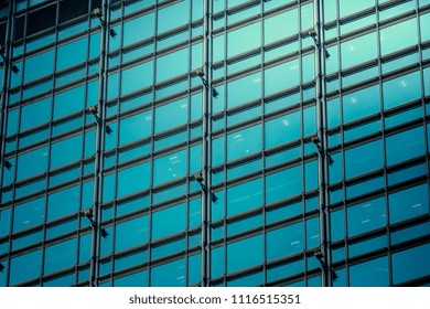 Modern Office Building Detail, Glass Surface 