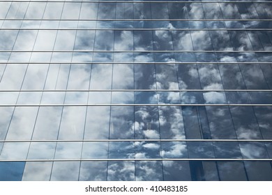 Modern Office Building Detail, Glass Surface