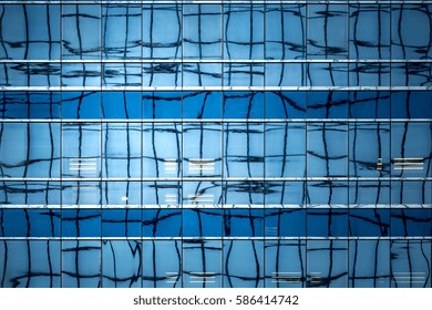 Modern Office Building Detail, Glass Surface