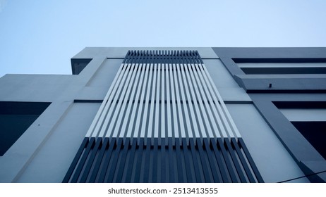 Modern office building exterior. Architectural detail of modern office building. - Powered by Shutterstock