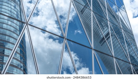 modern office building in hong kong; closeup - Powered by Shutterstock