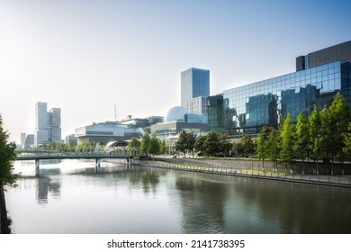 Modern office building in Ningbo, China - Shutterstock ID 2141738395