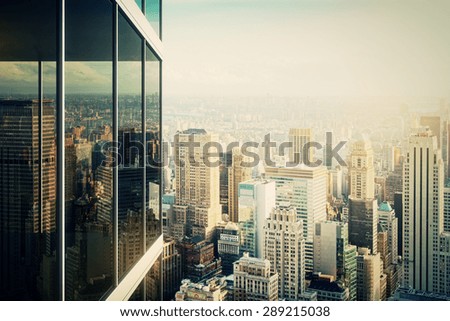 Similar – Image, Stock Photo Perspective detail of a steel and aluminium grille. Technical use in architecture and design.