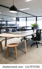 Modern Office Fitout Interior In A Commercial Building