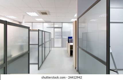 Modern Office Interior, Work Area