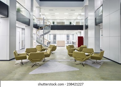 Modern Office Lobby Hall Interior