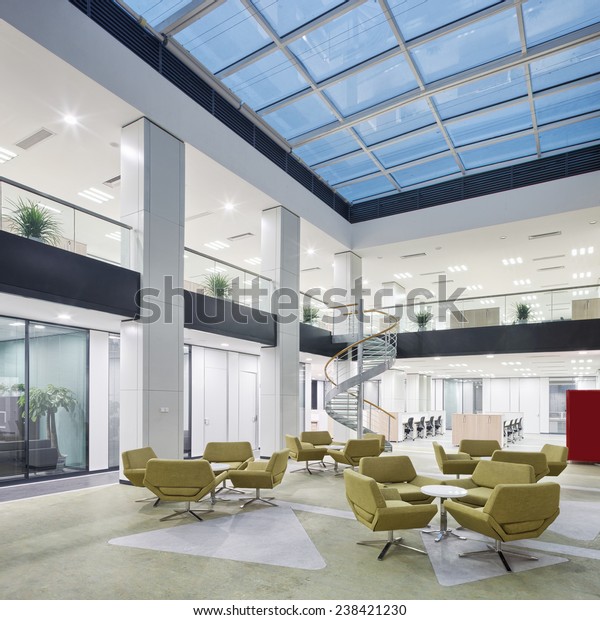 Modern Office Lobby Hall Interior Stock Photo (Edit Now) 238421230