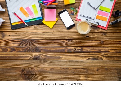 Modern Office Table In Hipster Style