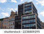 Modern and Old Residential Buildings on the Lower East Side of New York City