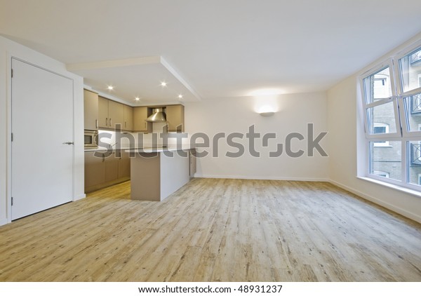 Modern Open Plan Living Room Warehouse Stock Photo Edit Now