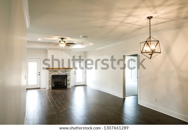 Modern Open Spacious Living Room Tiled Stock Photo Edit Now