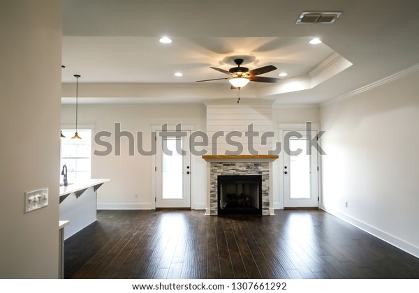 Modern Open Spacious Living Room Tiled Stock Photo Edit Now