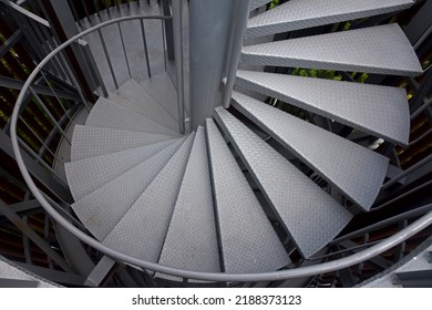 Modern outdoor spiral stair way in tropical area - Powered by Shutterstock