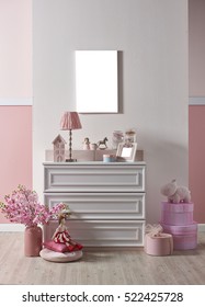 modern pink white wall and decorative interior design for home and children room, designs for bedroom