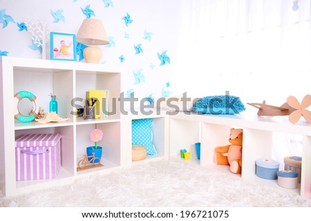 Modern playroom for children