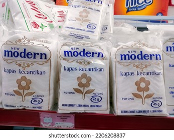 Modern Product Packaging Is On The Supermarket Shelf, 24 September 2022, Klaten, Indonesia.