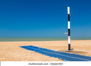 Modern Public Shower On The Beach