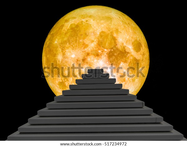 modern pyramid super blood moon, Elements of this\
image furnished by NASA