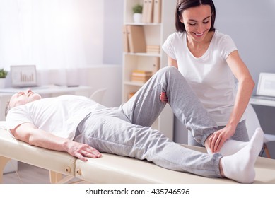 Modern rehabilitation physiotherapy - Shutterstock ID 435746596