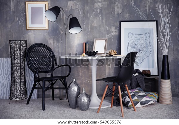 Modern Room Interior Stock Photo (Edit Now) 549055576