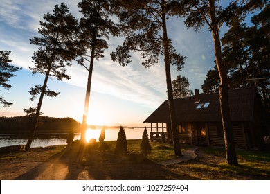 Modern Russian Village National Russian Style Stock Photo 1027259404 ...